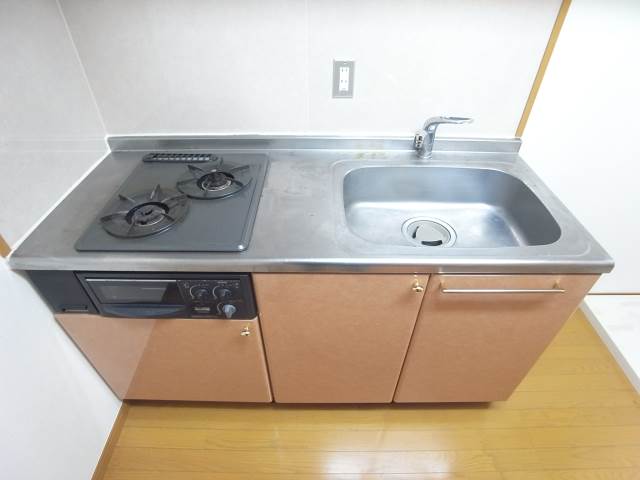 2口コンロで腕がなります。