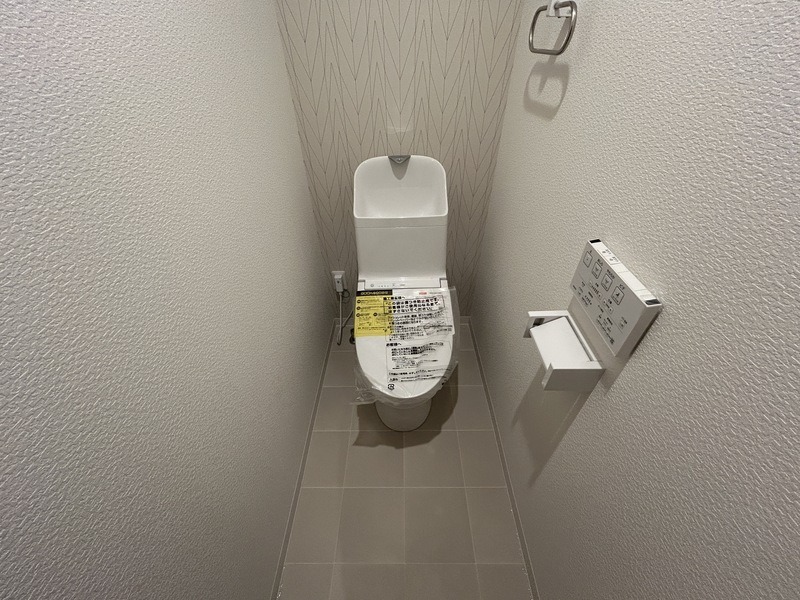 温水洗浄便座付きです