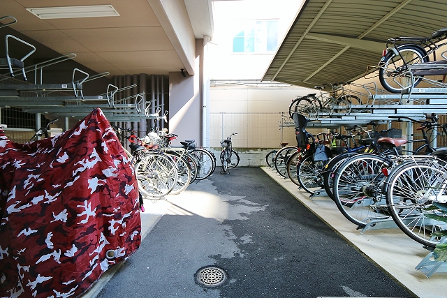 駐輪場も沢山の台数停めれます