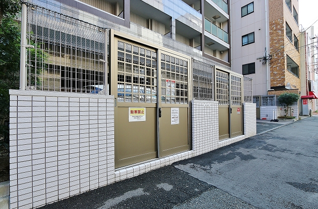 共用のごみ置き場があります