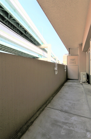 日当たり良好なバルコニー