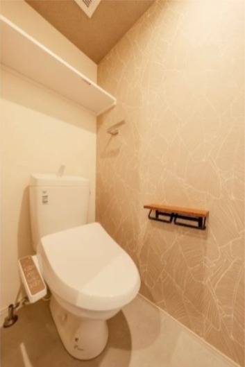 清潔感のあるトイレです