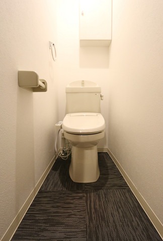 清潔感のあるトイレです