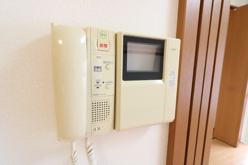 モニター付きで安心。