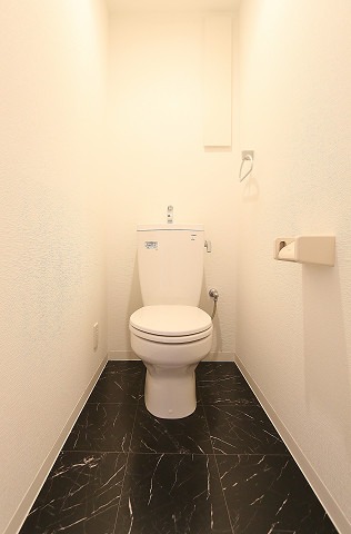 清潔感のあるトイレですね