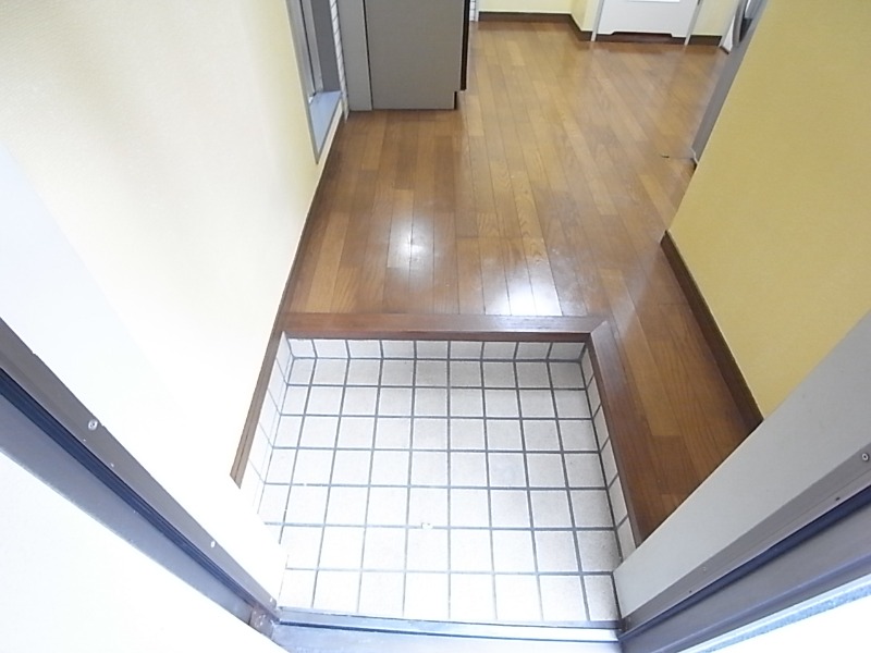 玄関からの景色です。