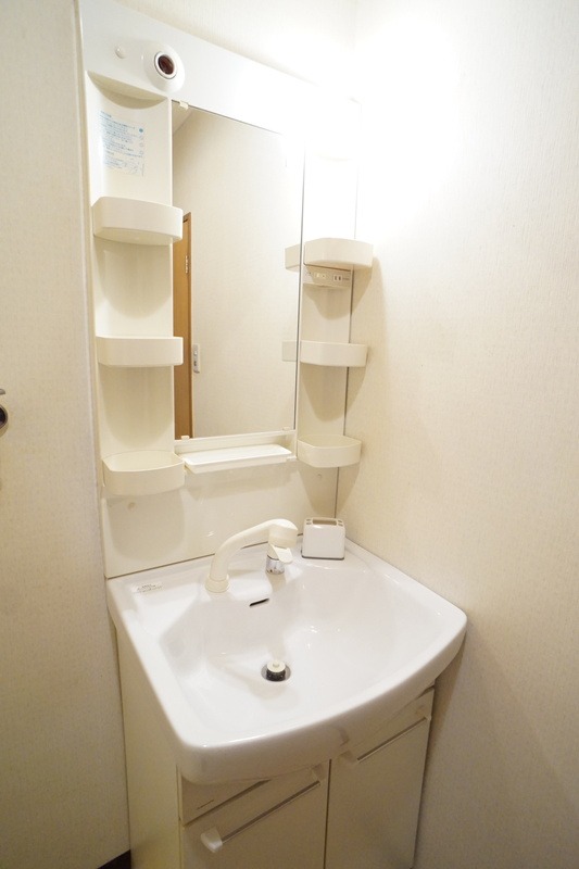朝の身支度はこちらですね