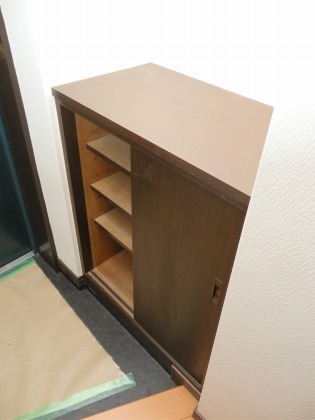 玄関収納もばっちりです。