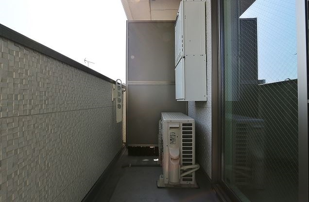 綺麗なバルコニーですね