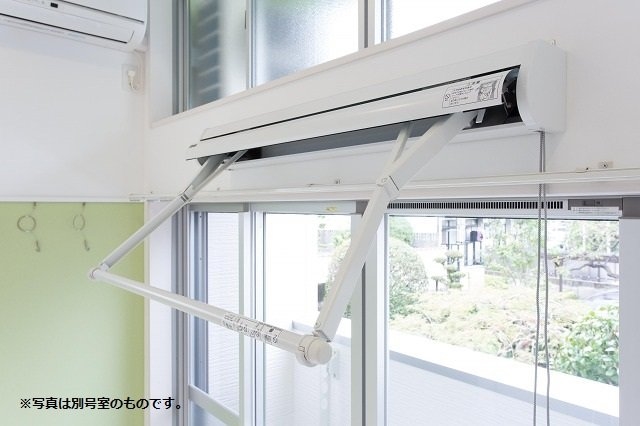 雨の日はお部屋でお洗濯物が干せます