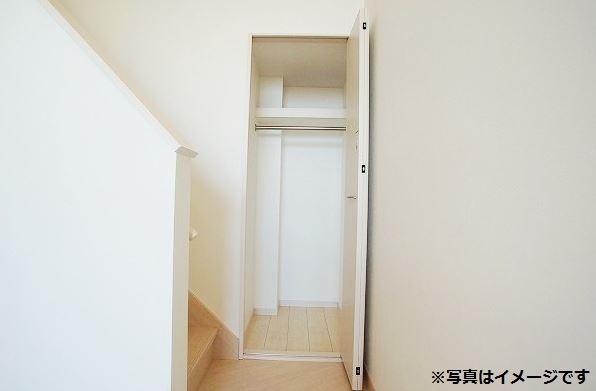 奥行きのある収納で使い勝手もいいですね