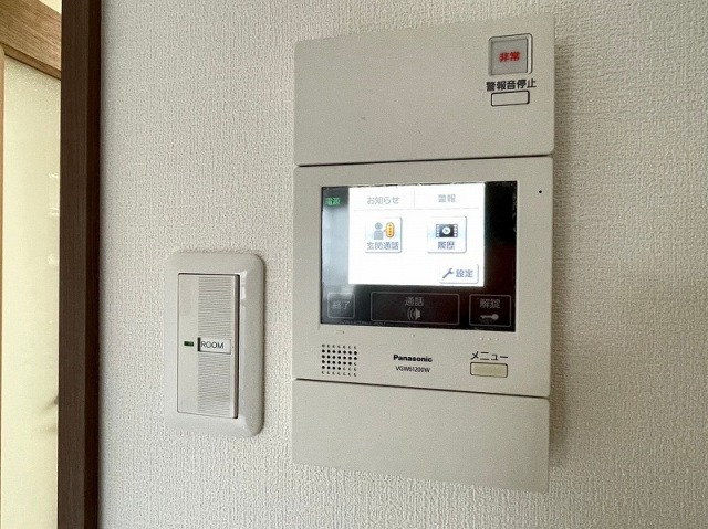 モニター付きで安心。