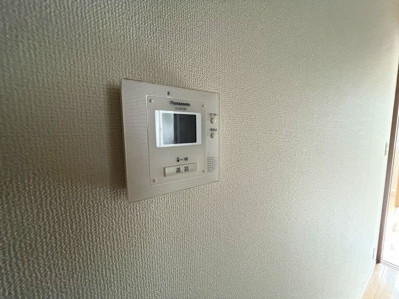 モニター付きで安心。