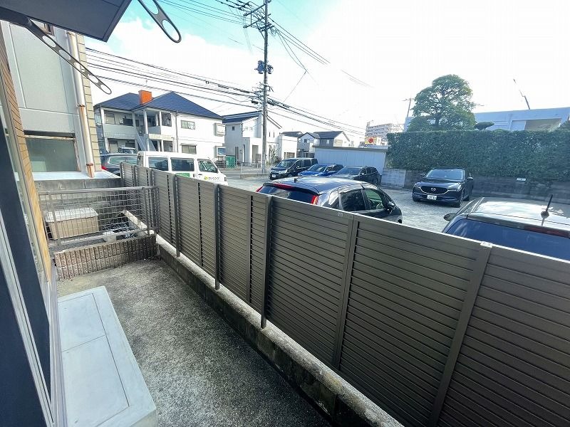 洗濯物はこちらで。