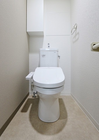 清潔感のあるトイレです