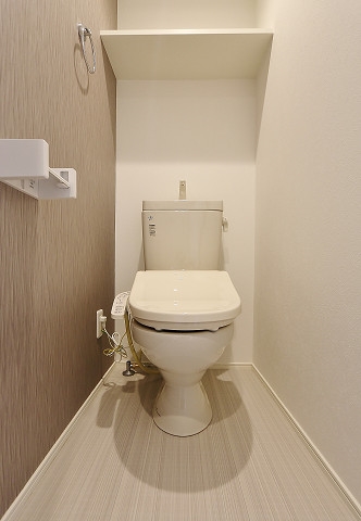 清潔感のあるトイレです