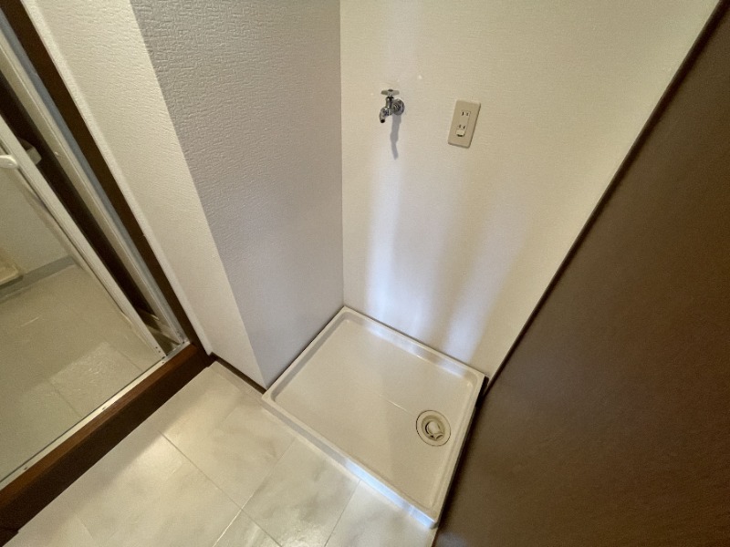 洗濯機も置けます。
