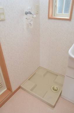 室内洗濯機置場です。