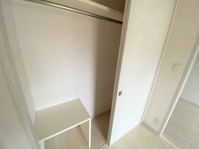 荷物の多い方でも安心のクローゼット