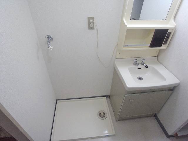 朝の身支度はこちらですね