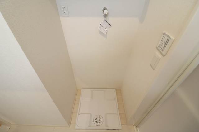 安定の室内洗濯機置場