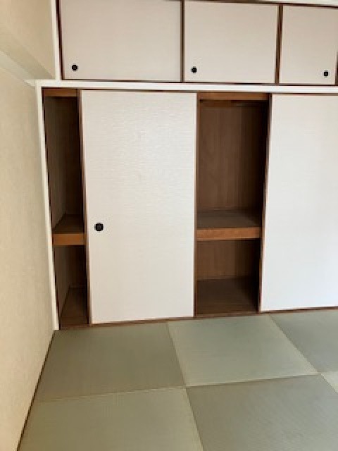 和室にはもちろん押入れ付き