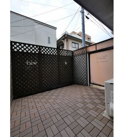 洗濯物はこちらで。