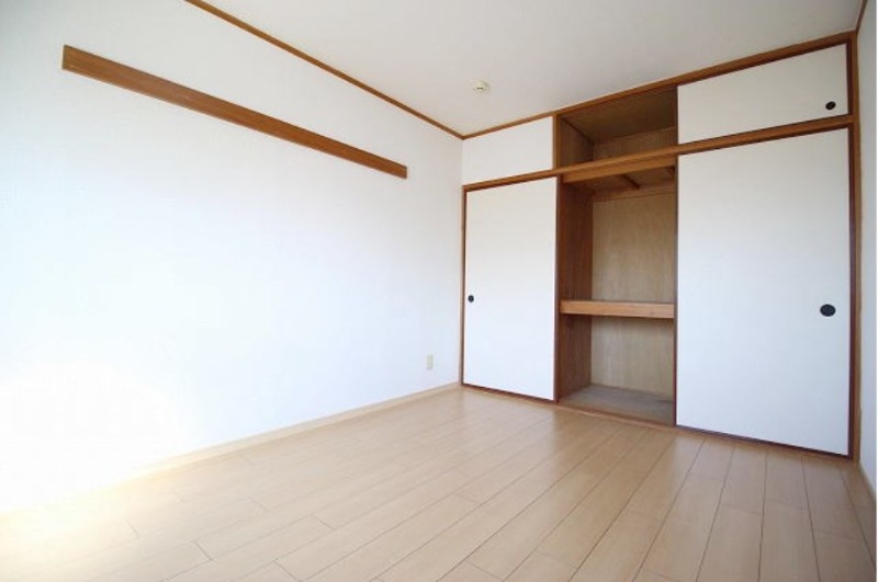 奥行のある収納です。