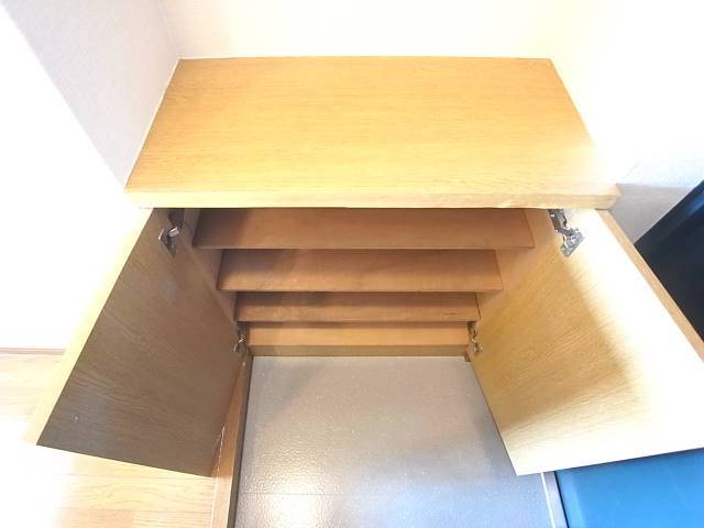 玄関収納もばっちりです。