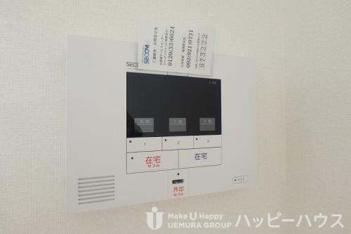 急な来客でも安心のモニターホン