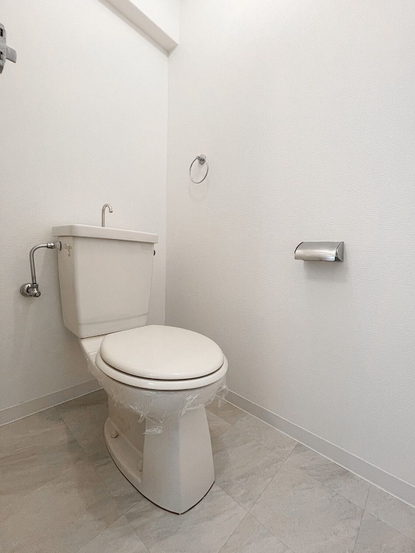 清潔感のあるトイレですね。