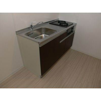 自炊がしやすい2口コンロのキッチンです