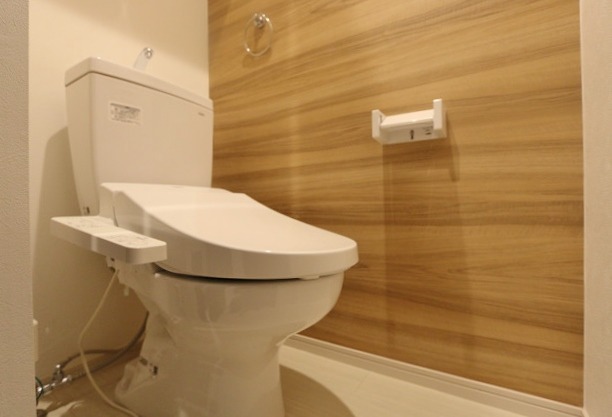 清潔感のあるトイレです