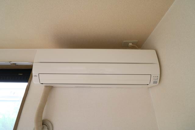 エアコン付きで快適に過ごせます