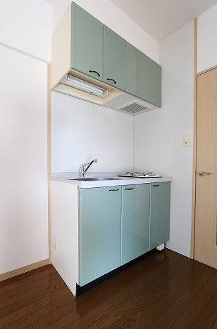 2口コンロ備え付けですよ
