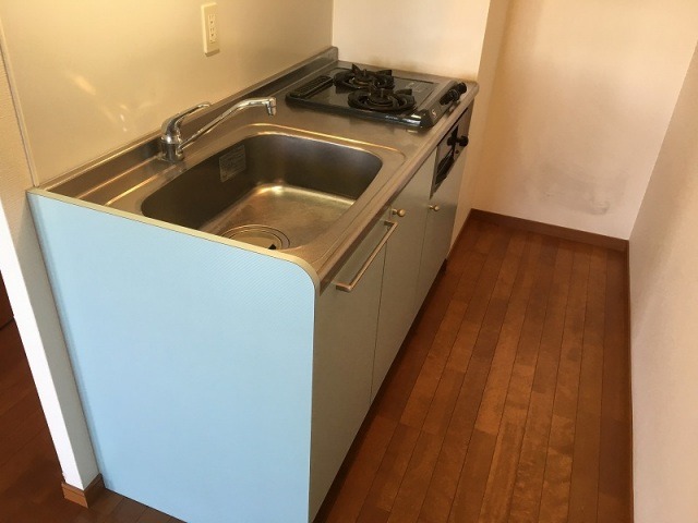 嬉しい2口コンロのシステムキッチン