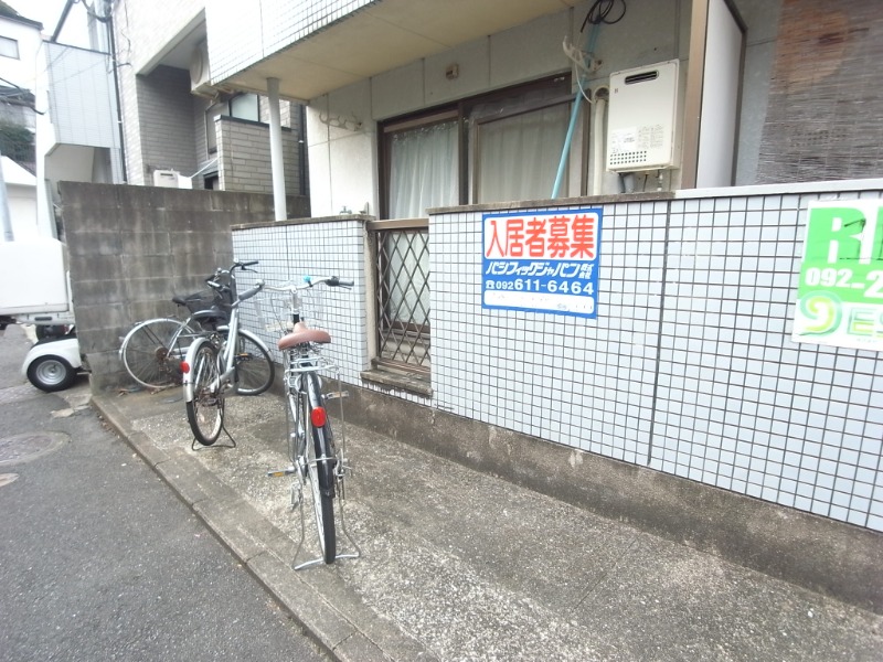 駐輪場もあります。