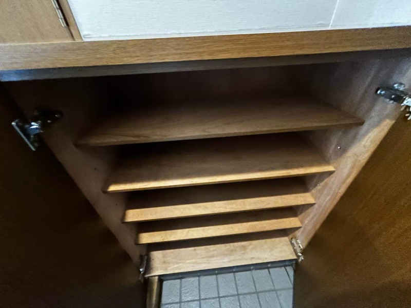 靴もしっかり収納できます。