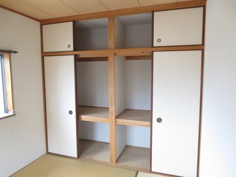 たっぷり収納できる押入