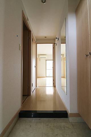 玄関からの眺めです。