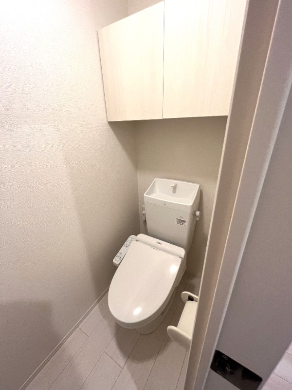 清潔感のあるトイレです。