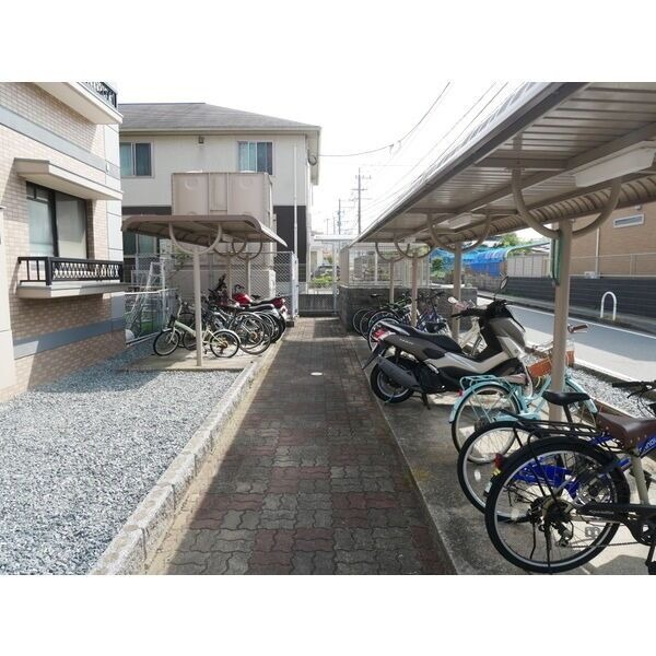 駐輪場はこちらです。