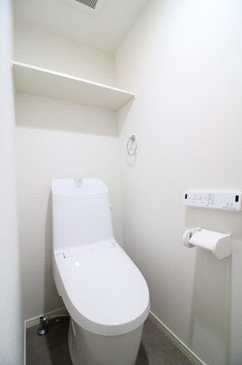 清潔感のあるトイレです