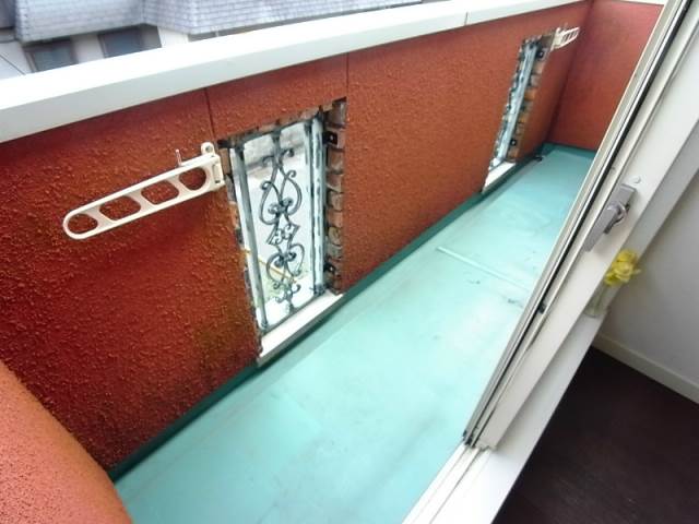 洗濯物たくさん干せます。