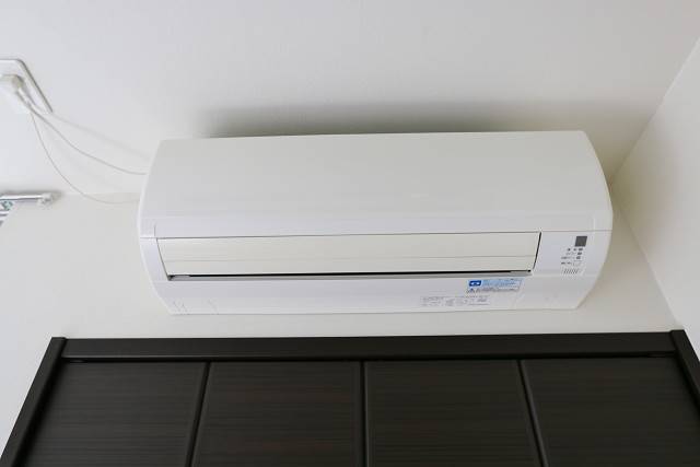 エアコン付きで年中快適です