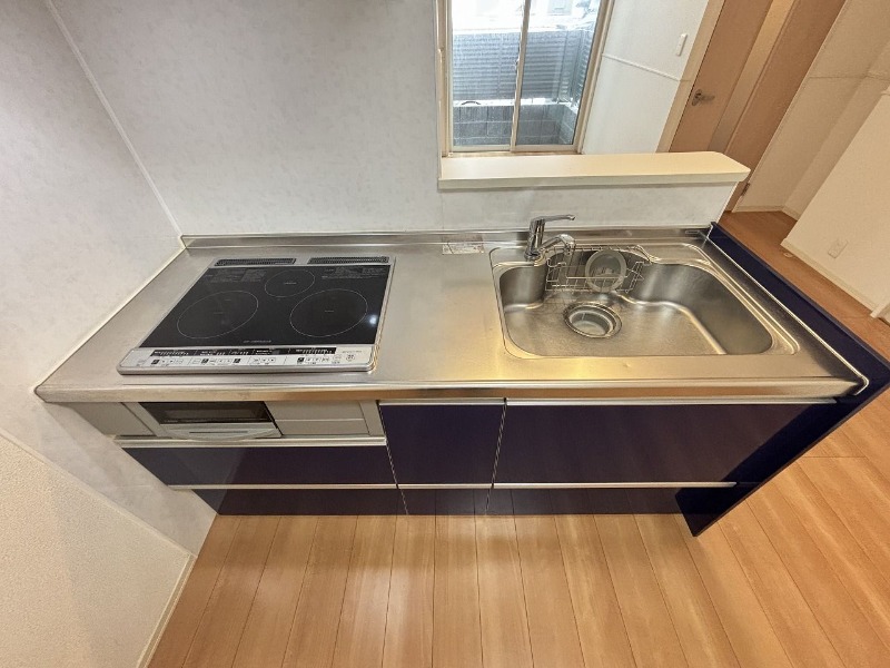 IHコンロでお掃除が楽々です