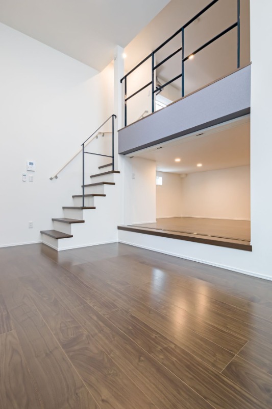 階段タイプのお部屋です。