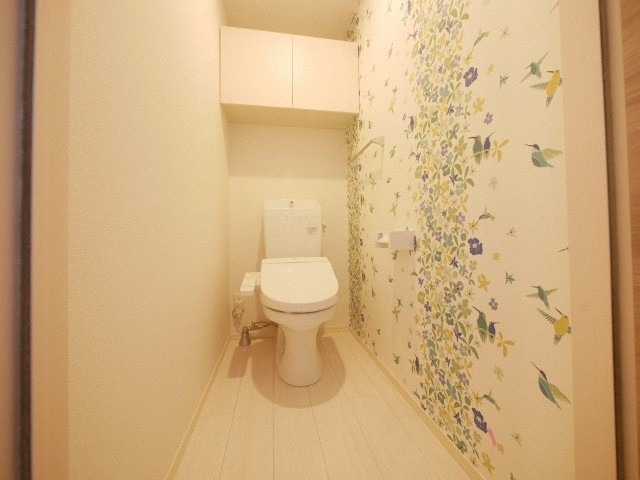 清潔感のあるトイレです
