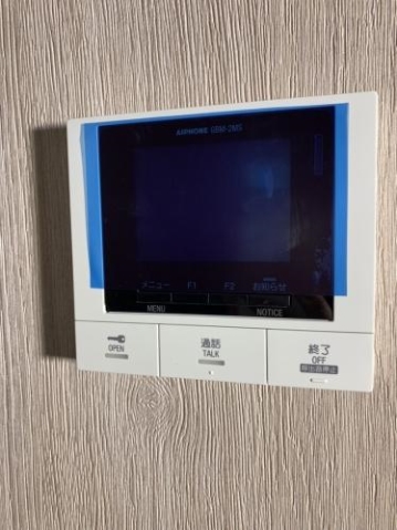 モニタ付で来客時も安心ですね