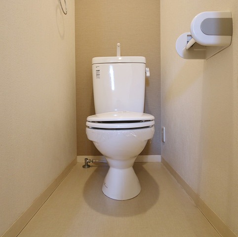清潔感のあるトイレですね
